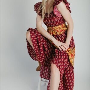 See and Be Seen Floral Print Maxi Dress